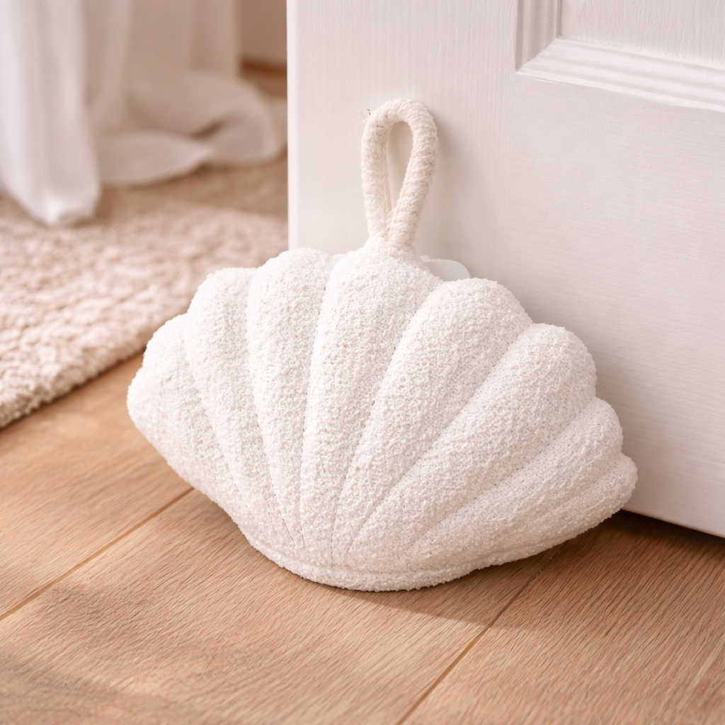 White Shell Door Stop | Hamptons Coastal Homeware