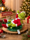 Animated Singing Grinch Wreath – Spinning Christmas Decoration