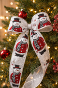 🎄 Snowman Ribbon – Festive Christmas Decorating Ribbon