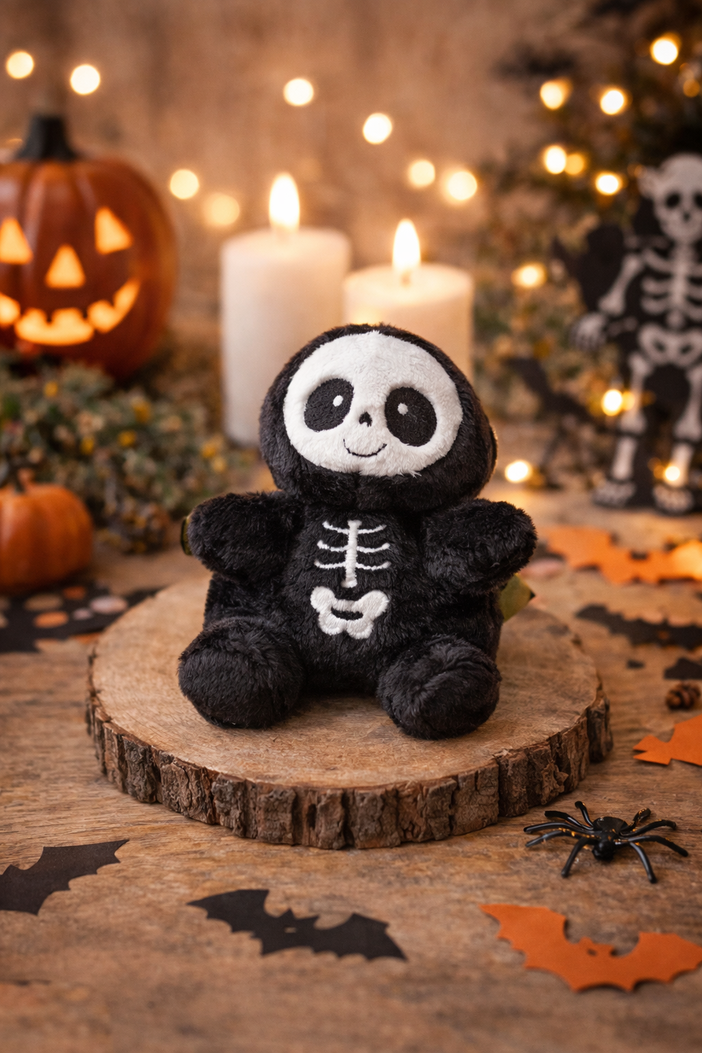 💀 Skelly Skeleton – Palm Pals Plush
