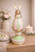 Luxe Pastel Striped Egg – Soft, Elegant Easter Styling Piece