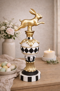 Luxe Rabbit Finial – Large Statement Easter Centerpiece (43cm)