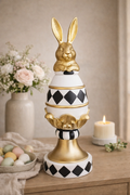 Luxe Rabbit Finial – Statement Easter Centerpiece for Elevated Home Styling