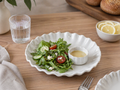 White Ceramic Serving Set – Elegant 2 Piece Entertaining Set
