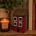 Red Roof House Decoration – Warm Christmas Styling Accent