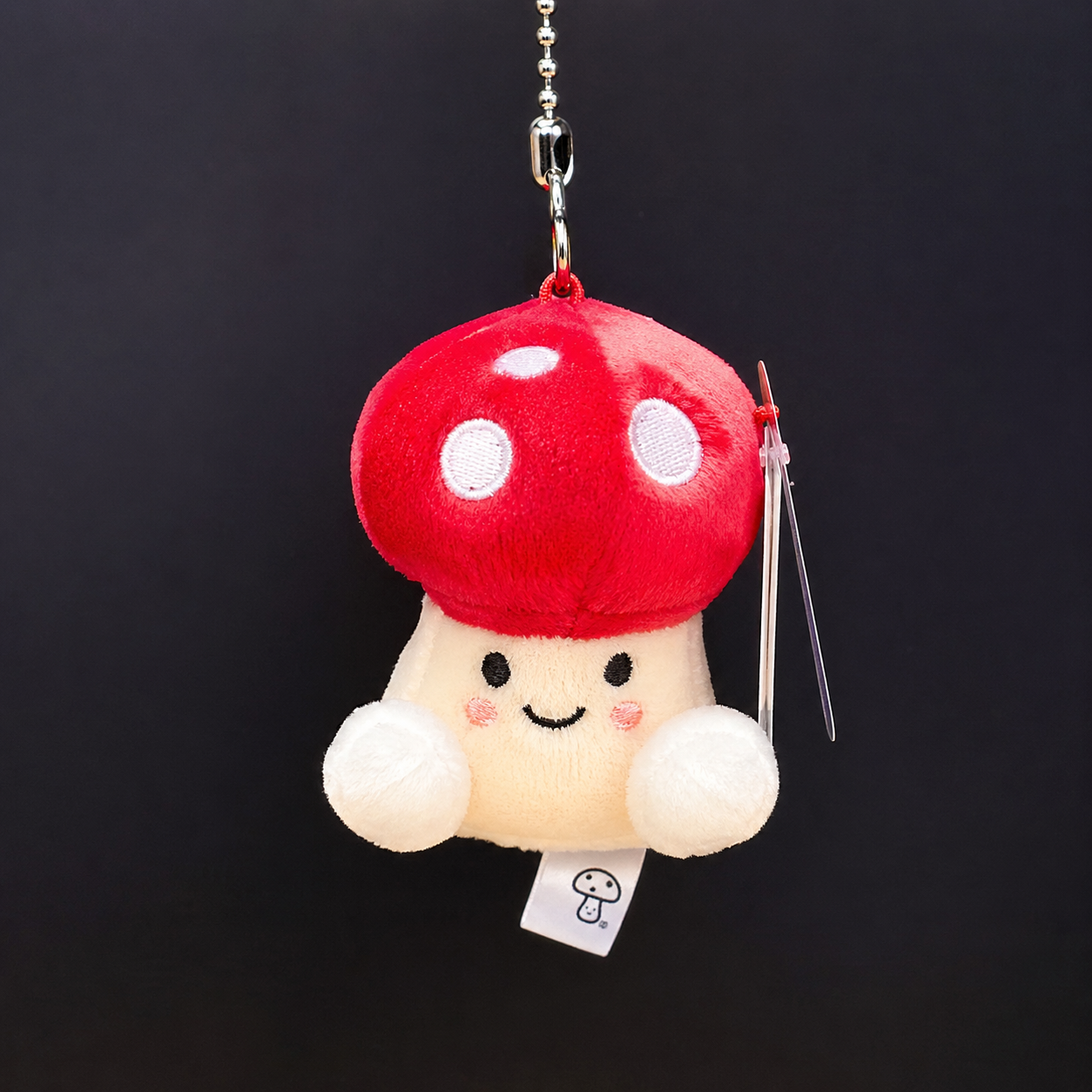 Amanita Mushroom Keyring – Cute Plush Bag Charm