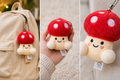 Amanita Mushroom Keyring – Cute Plush Bag Charm