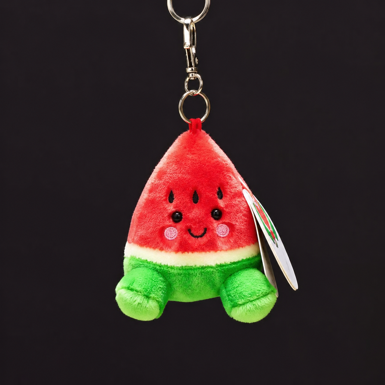 Palm Pal Sandy Watermelon Keyring – Cute Plush Bag Charm