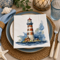 Coastal Lighthouse Watercolour Paper Napkins (Pack of 20)