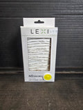 Lexi 40 micro white LED string light in white retail packaging with silver wire lights visible through window — Mistletoe Home